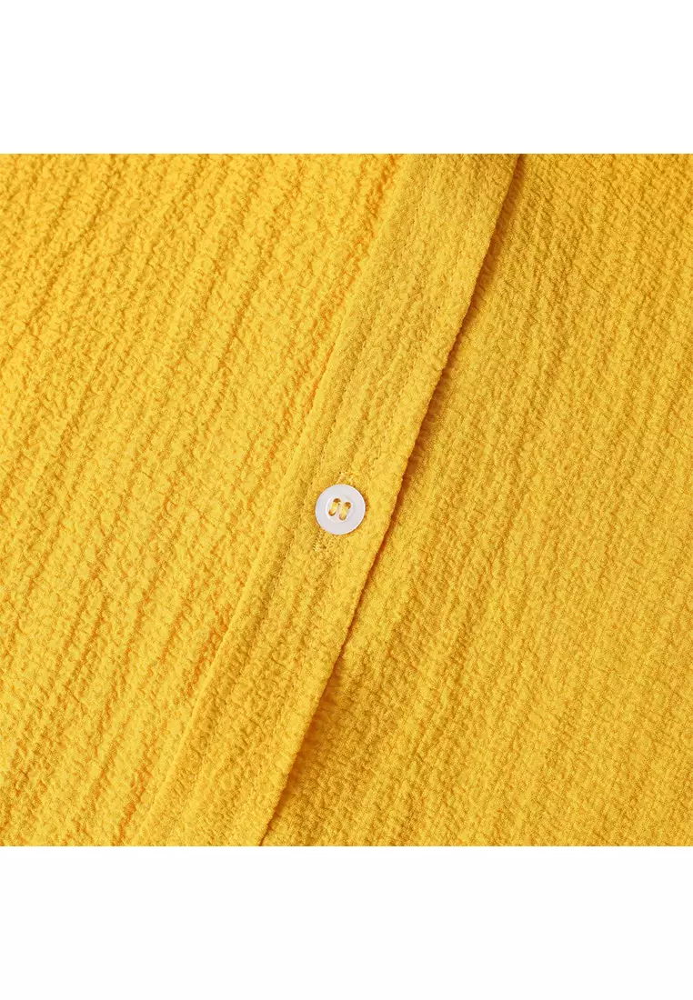 Solid Color Short-Sleeved Shirt YL-A89