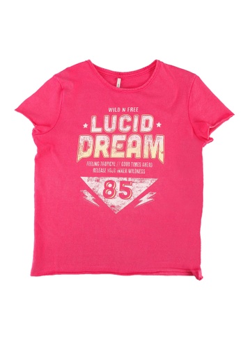 ONLY pink and purple Lucy 1985 Tee 64859KA30A04F8GS_1
