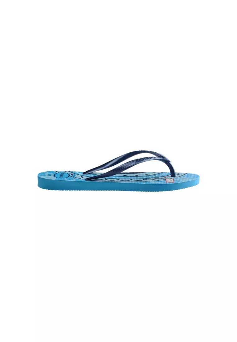 Kids Marvel Flip Flops - Turquoise