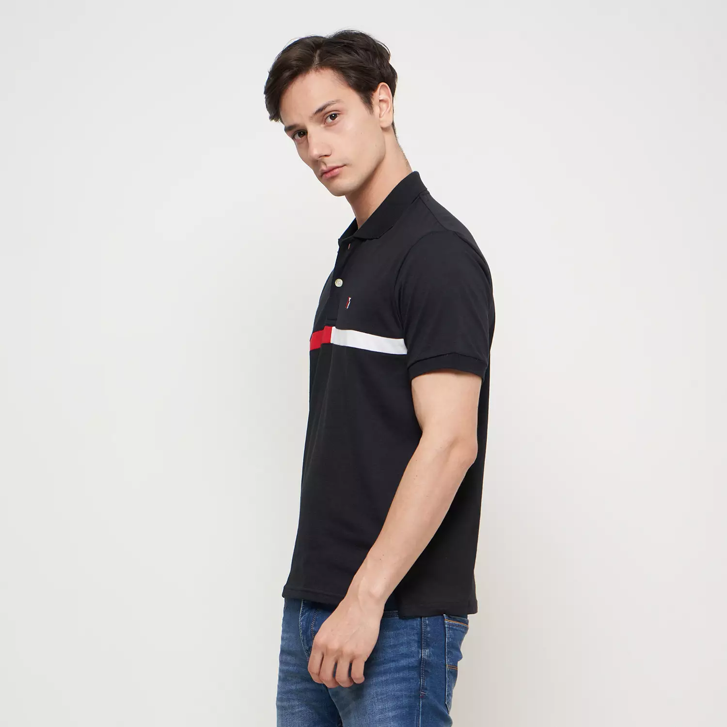 MATSUDA Kaos Polo Shirt Pria Kerah Merdeka