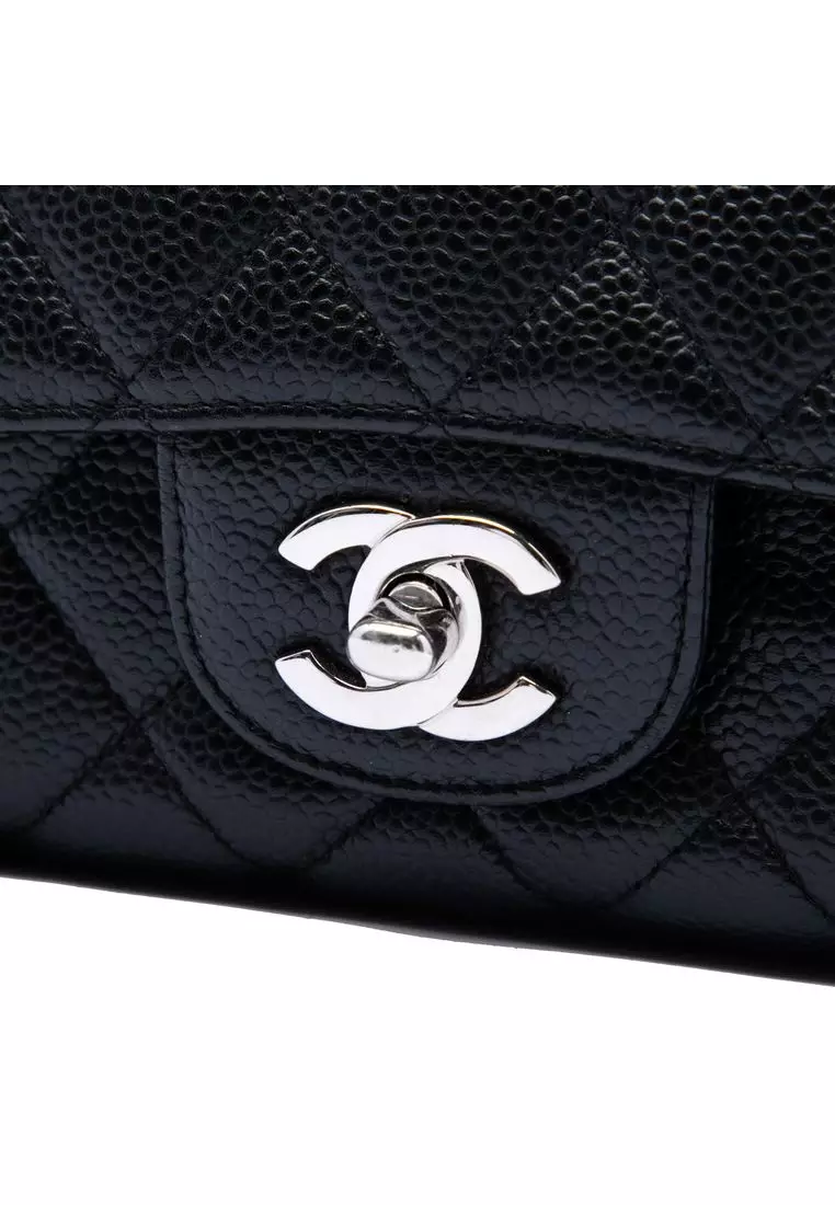 Pre-Loved Chanel Medium Classic Caviar Double Flap