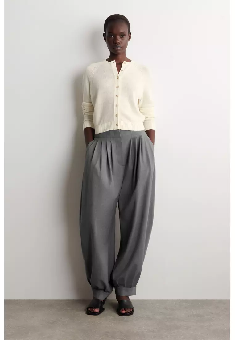 KNITTED LINEN CARDIGAN