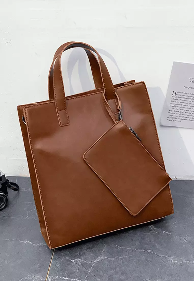 Buy Lara Men s Vintage Leather Handbag Brown 2024 Online