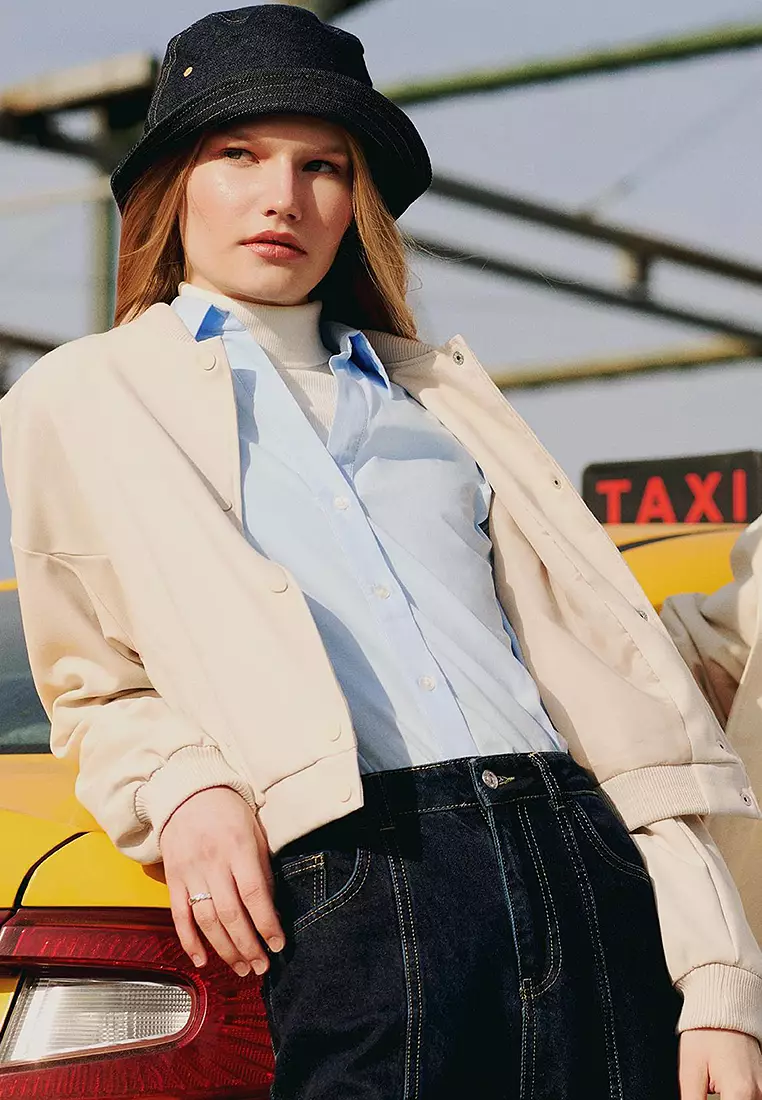 Long Sleeves Bomber Jacket