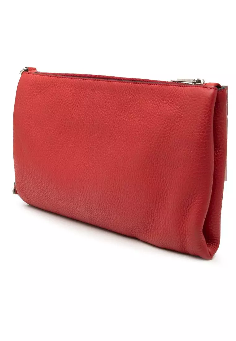 Pre-Loved Prada Vitello Daino Clutch