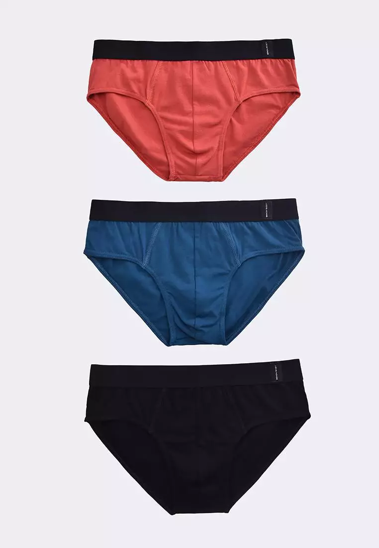 Men's 3-in-1 Pack Hipster Brief