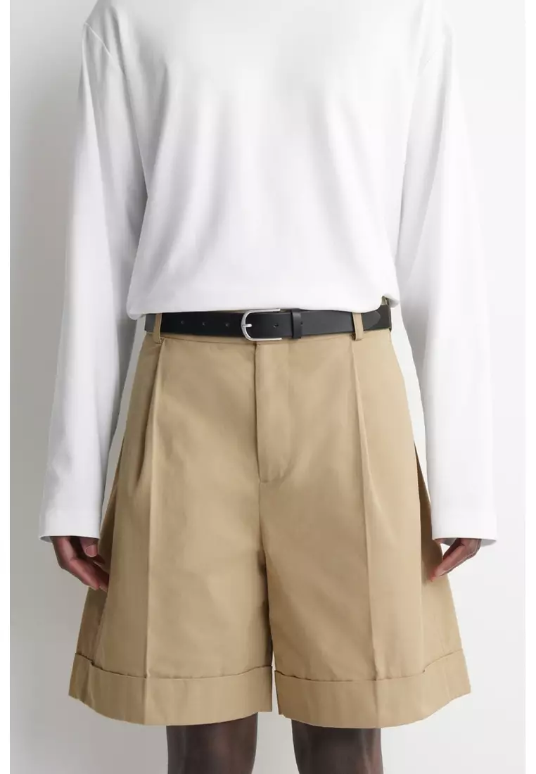 COTTON-TWILL CHINO SHORTS