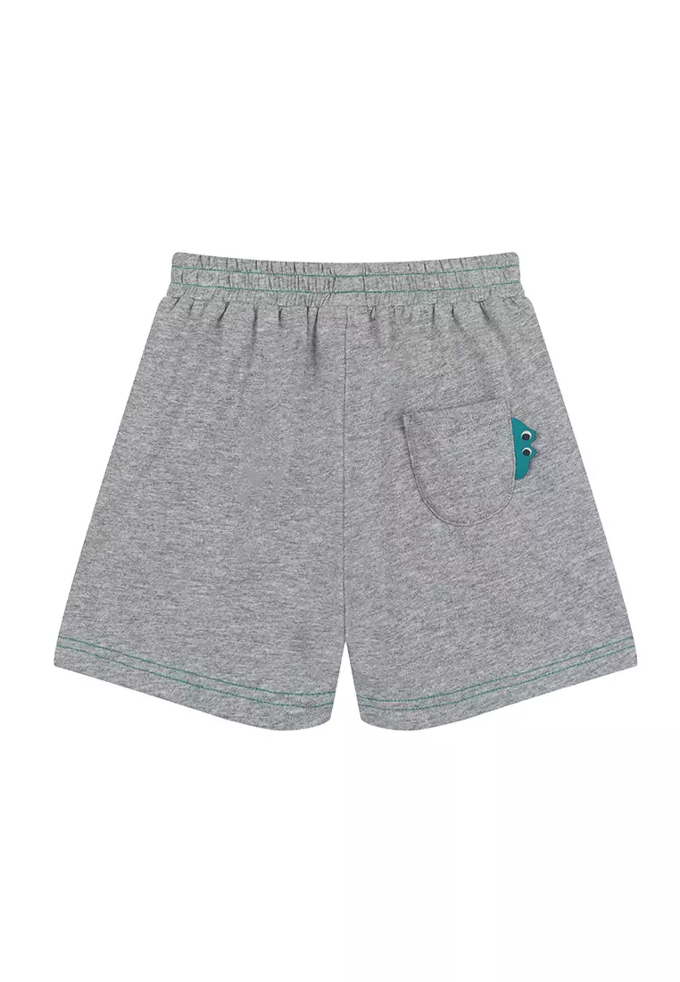 男小童背心套装帅气字母印花运动无袖套装