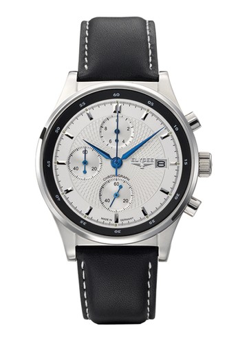 Elysee Male Watches Antaeus Jam Tangan Pria - Putih - Leather Strap - 80504