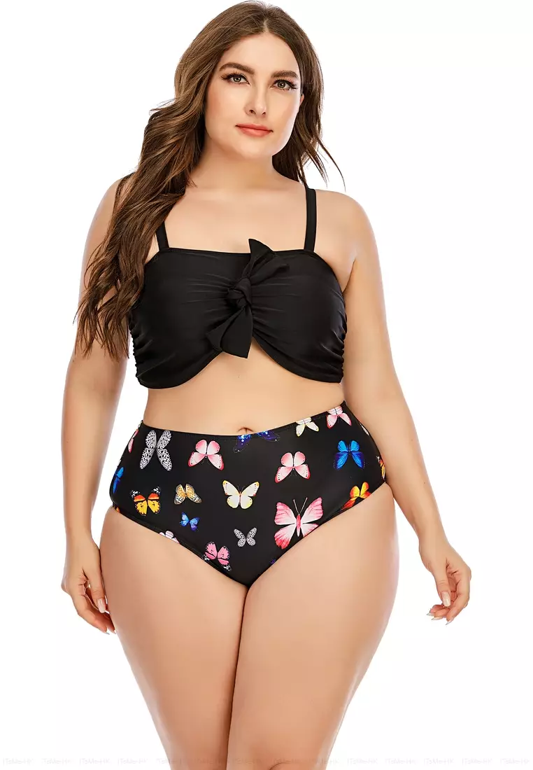 Black high waisted bikini plus clearance size