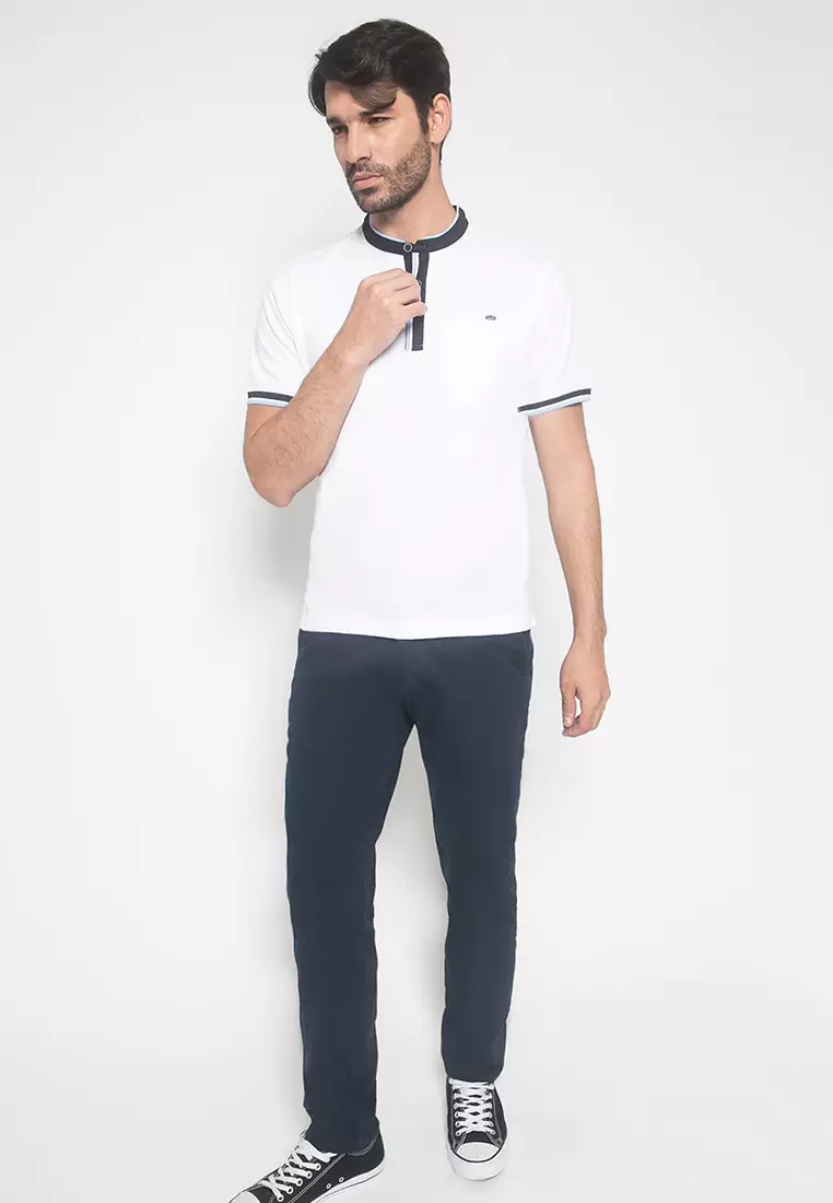 Johnwin - Celana Panjang - Chinos - Dark Navy - ACT.118.218.A366.C