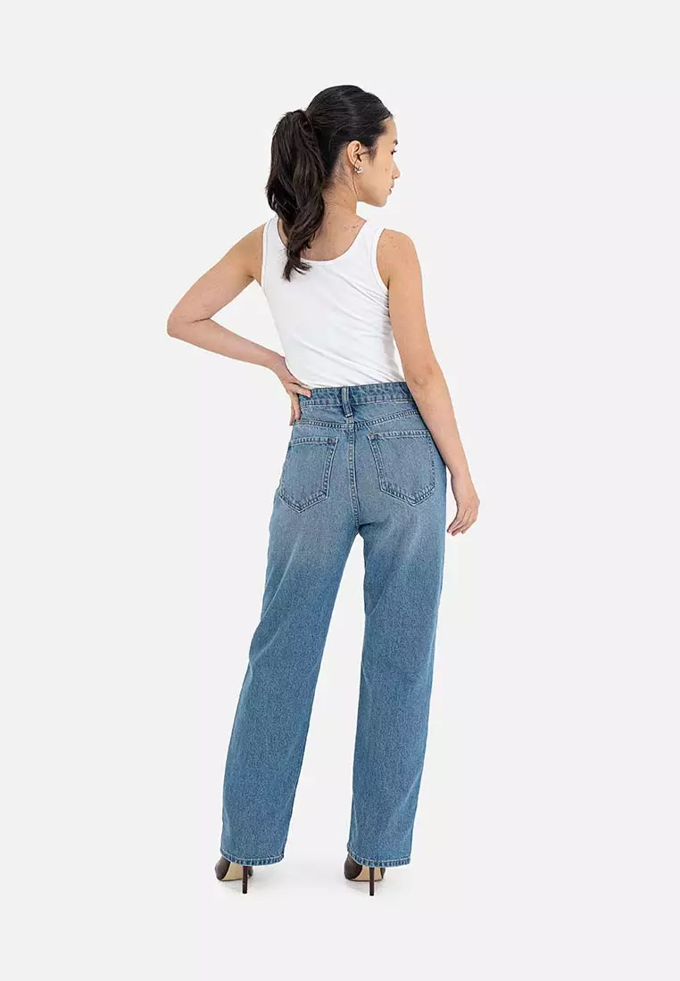 American Holic - Hakusan Straight Denim Pants