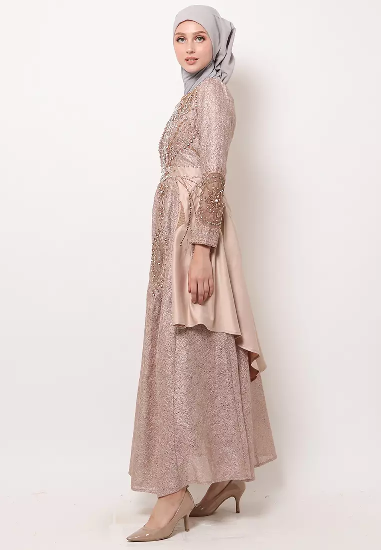 Bibiq Gamis Brokat Jaring