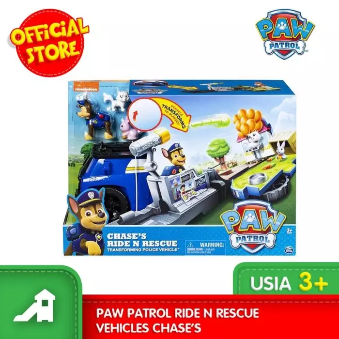 Paw patrol ride n rescue shop