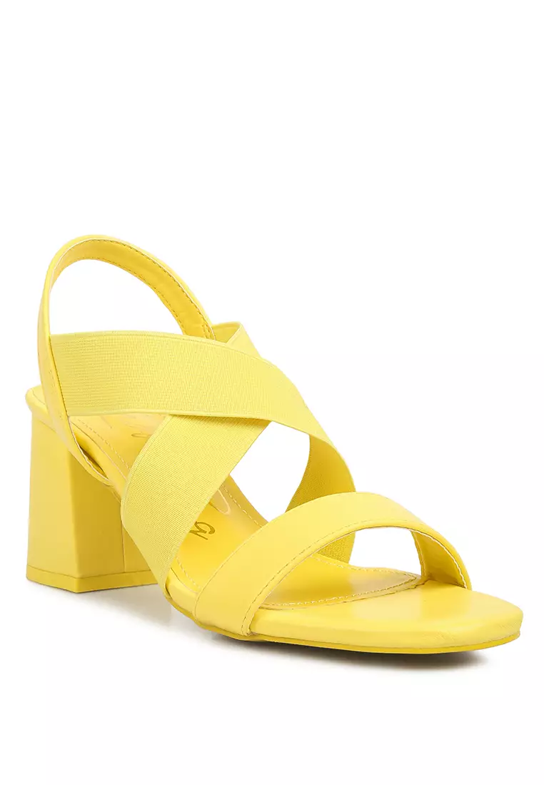 Comfortable hot sale yellow sandals