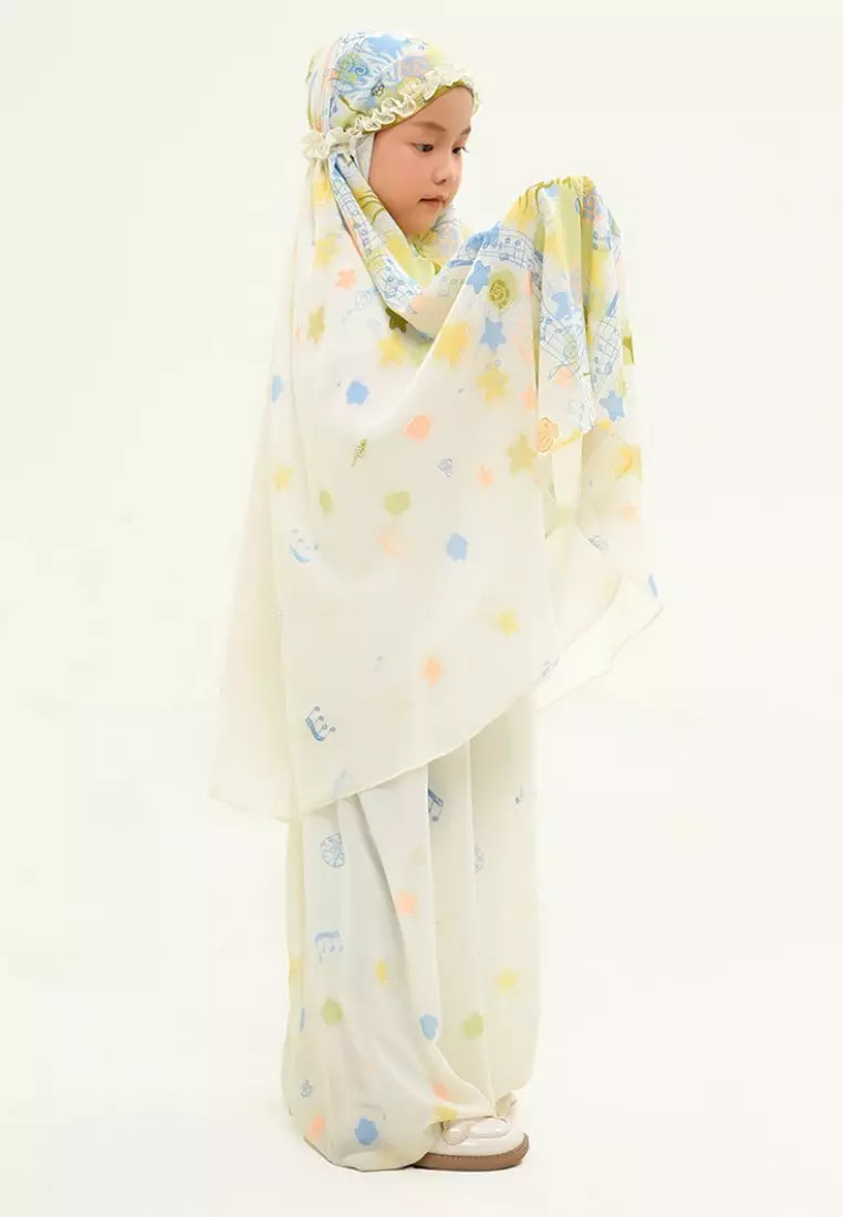 Rabbani - Mukena Muslim Anak Perempuan Bani Batuta Munna Mazara Lt - Casement