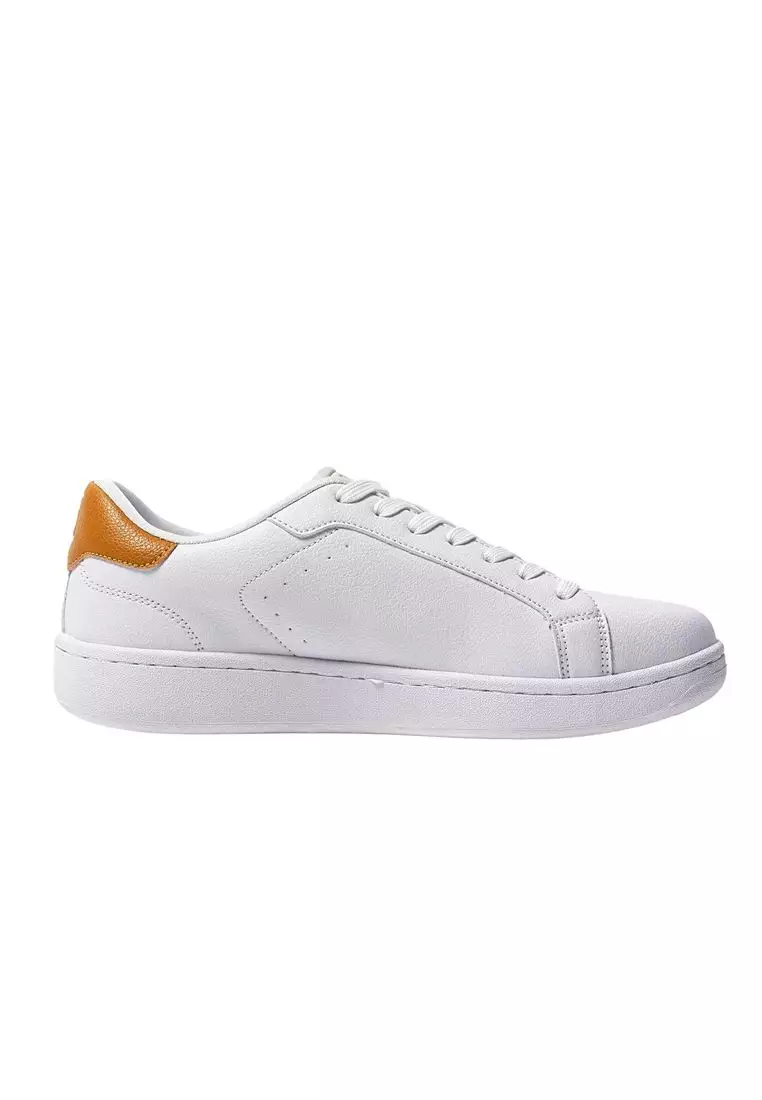 Discount on FILA  shoes - SKU: Fila Men's Heritage Aldo MS White/Gold Sneakers