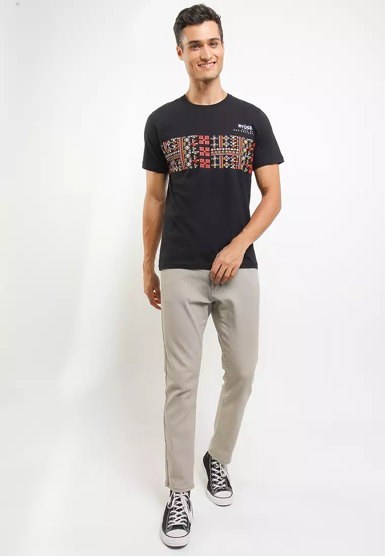 Ryusei Tshirt Tsuruoka Black