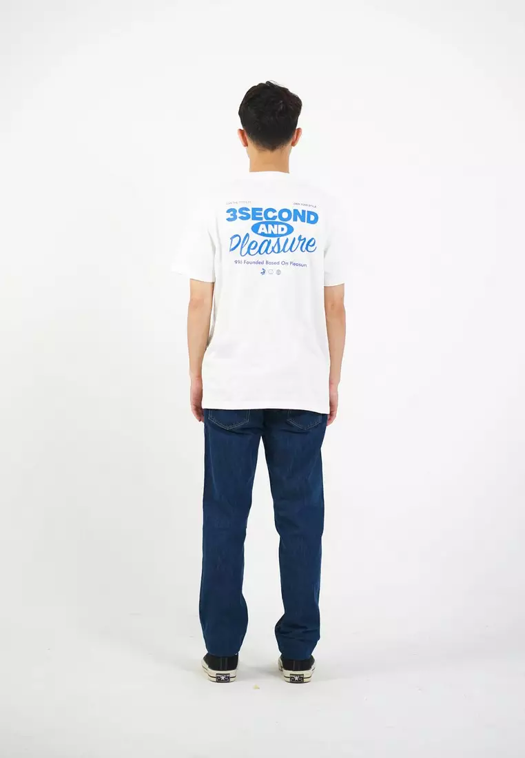 3Second Men's T-Shirt Short Sleeve Regular Fit Cotton Ots OL-C740425