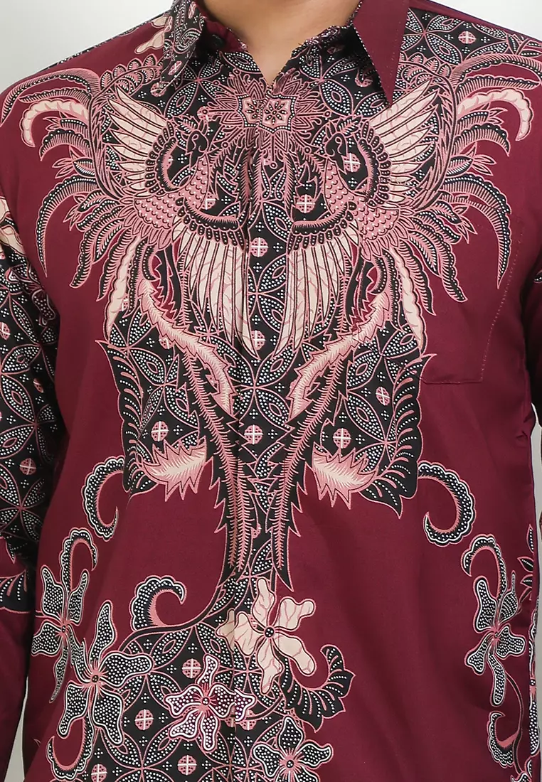 Kawiswara Kemeja Batik Exclusive Premium Pria Casual Modern Lengan Panjang