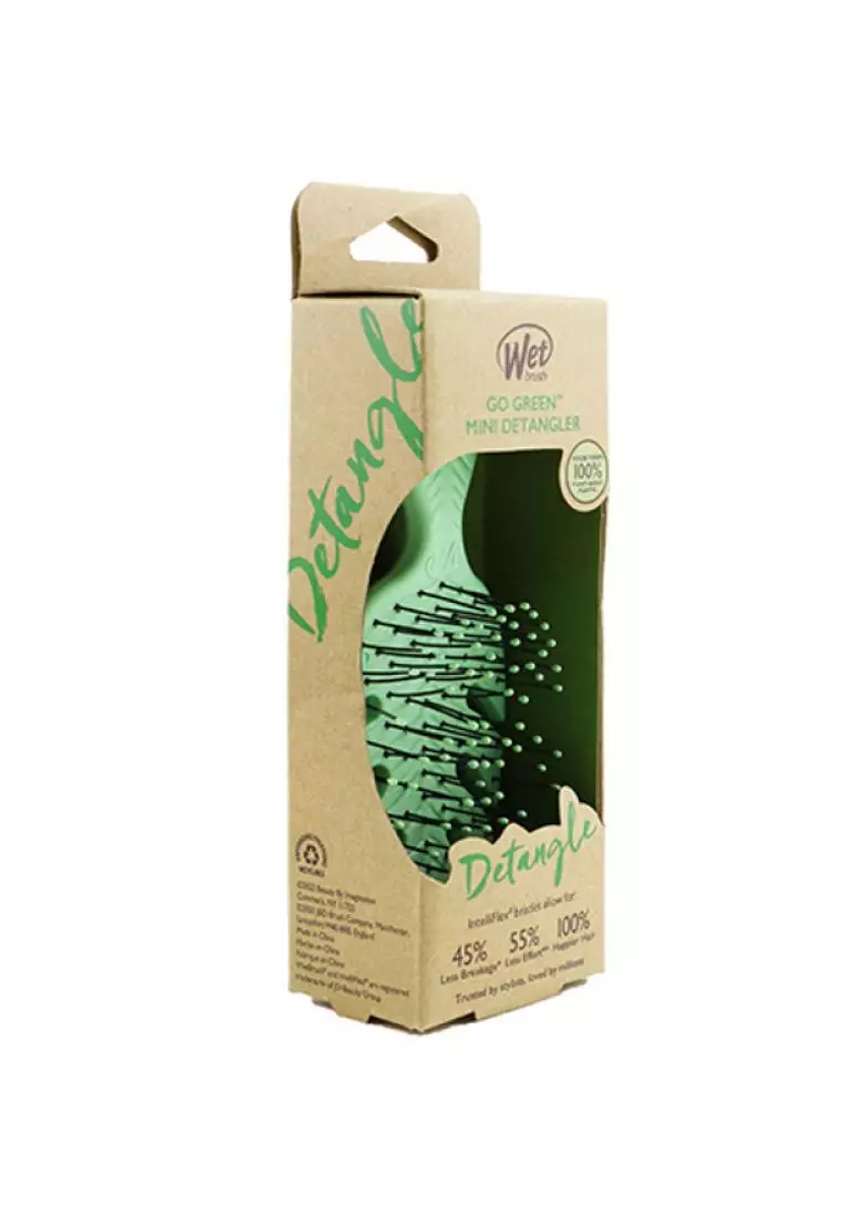 Wet Brush - Go Green Mini Detangler - # Green