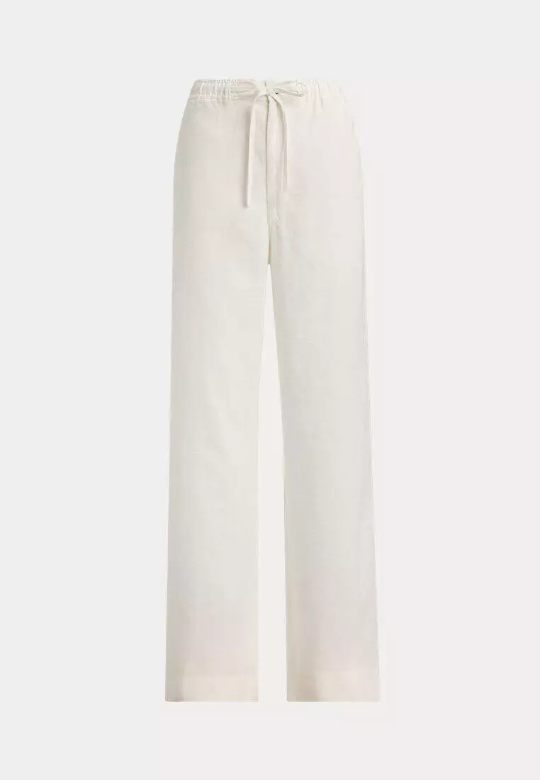 Polo Ralph Lauren Women Linen Drawstring Pant