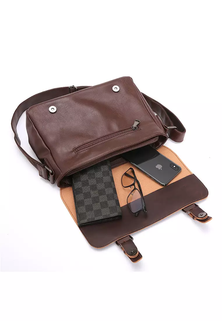 潮流復古休閒斜孭袋