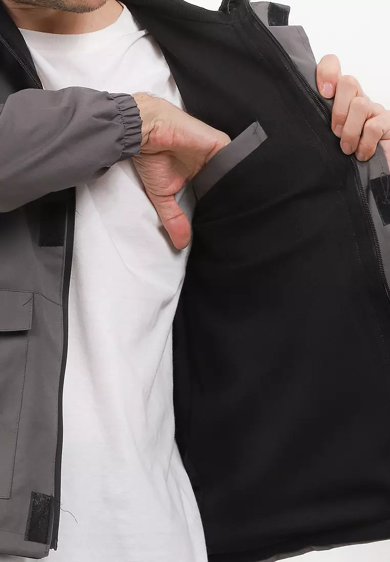 GRAHANGGRA Jaket Waterproof Rodion - Grey