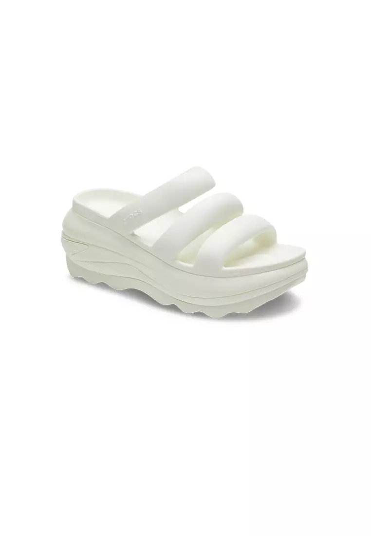 Discount on Crocs  shoes - SKU: Mega Crush Triple Strap In Chalk