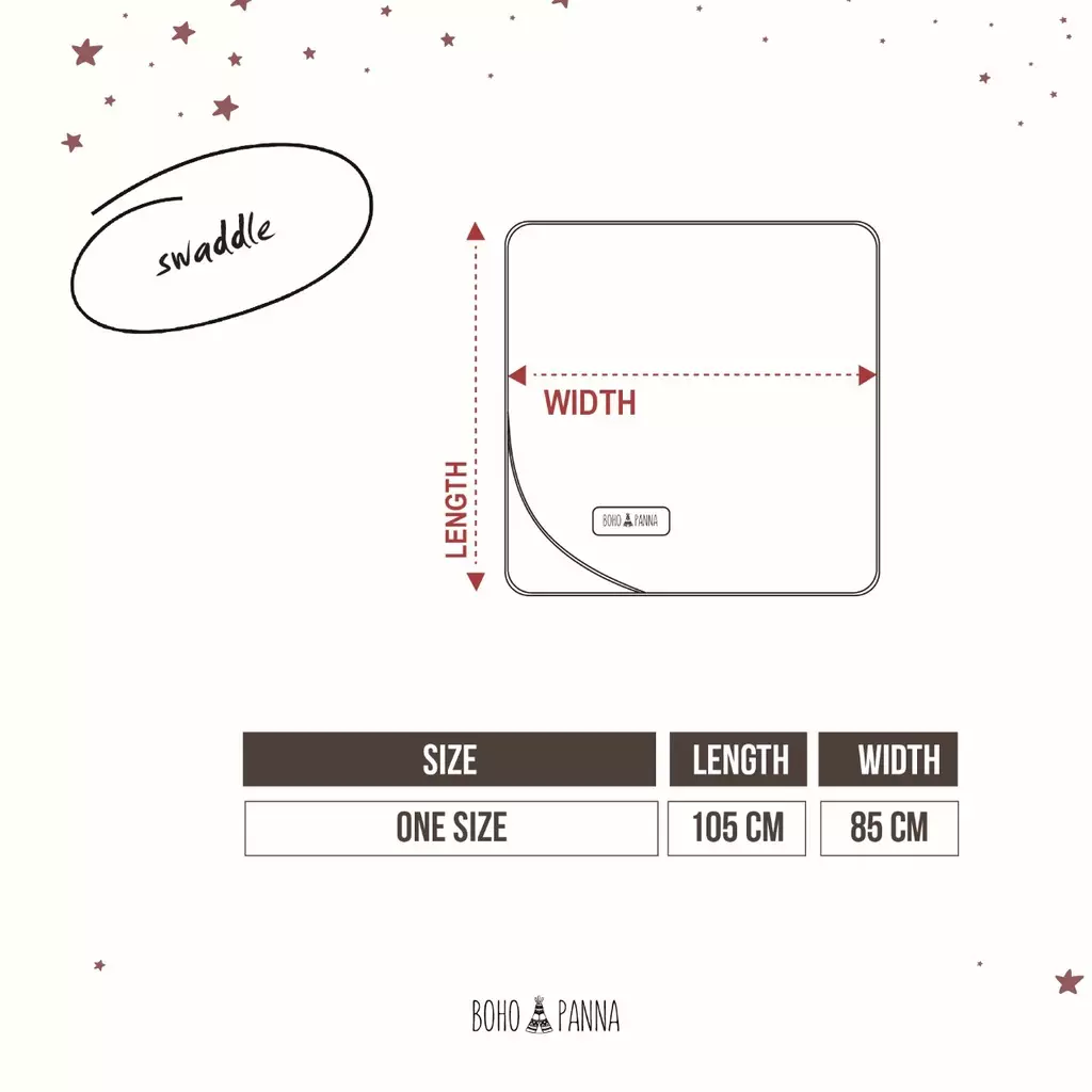 BOHOPANNA - SWADDLE - Bedong Bayi
