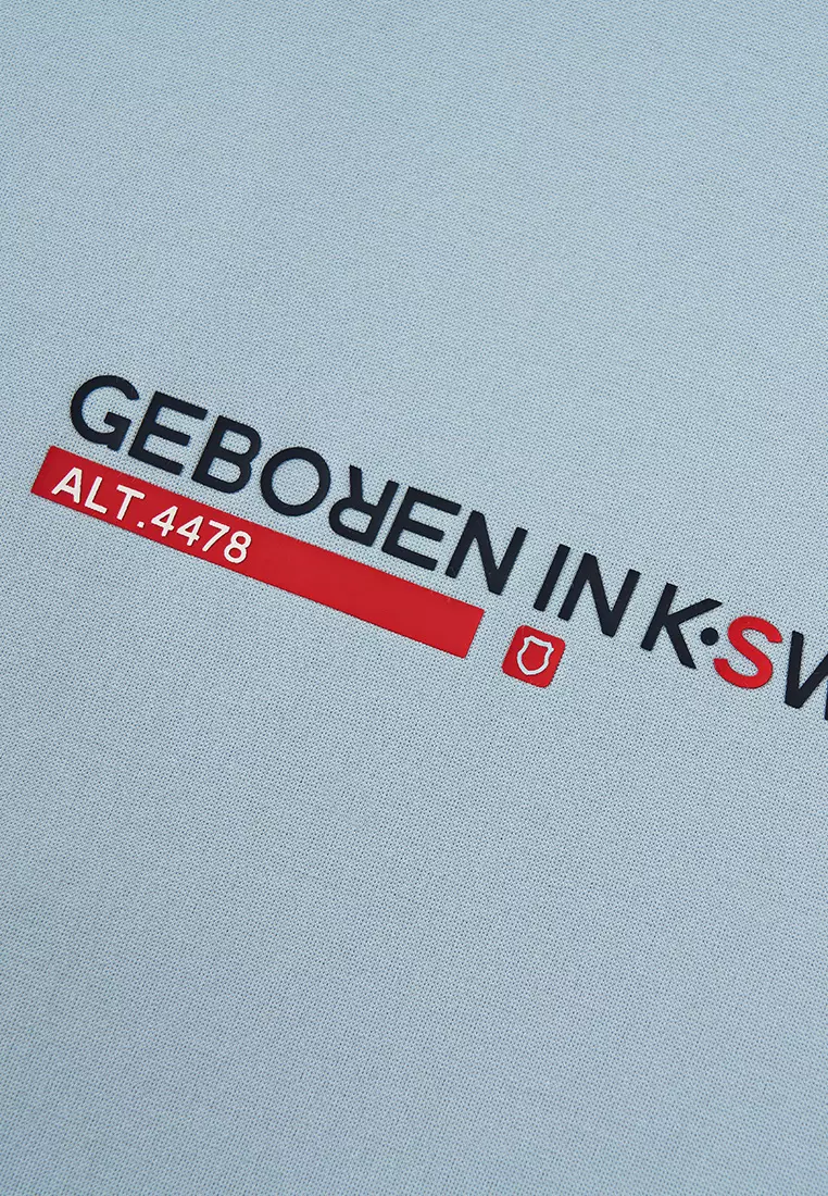 MEN'S K-SWISS LOGO LOOSE FIT LONG SLEEVES T-SHIRT