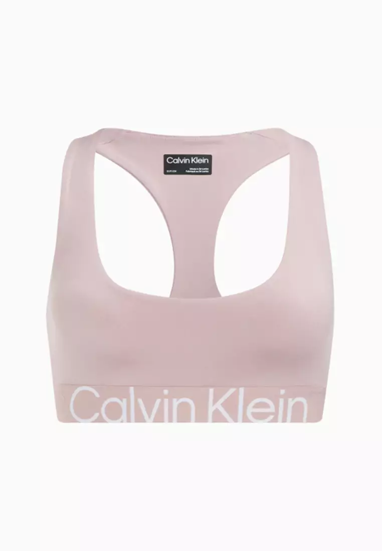 With chest pads - Calvins Kleins/CKs sexy sports bra + briefs set