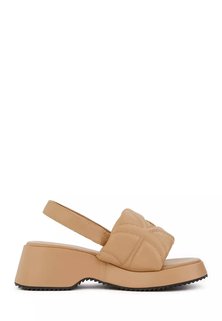 Discount on BONIA  shoes - SKU: Medium Brown Andrea Wedges
