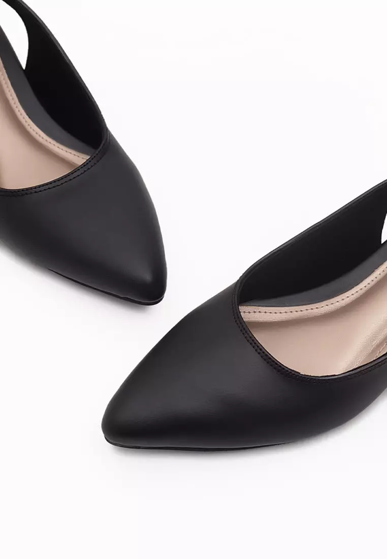 VIVI NICI - Celline Sepatu Sandal Mules 3 Cm Black Solid