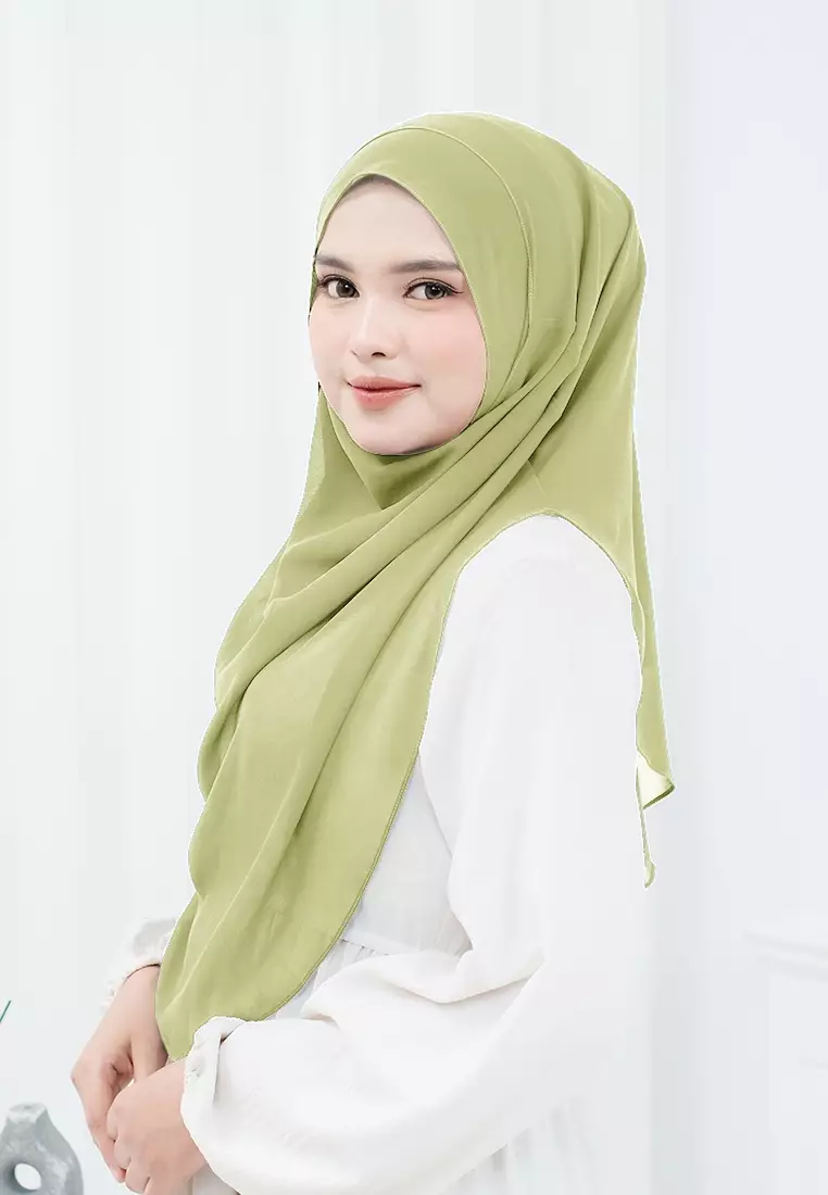 HIJAB INSTAN ZHAZA - OLIVE