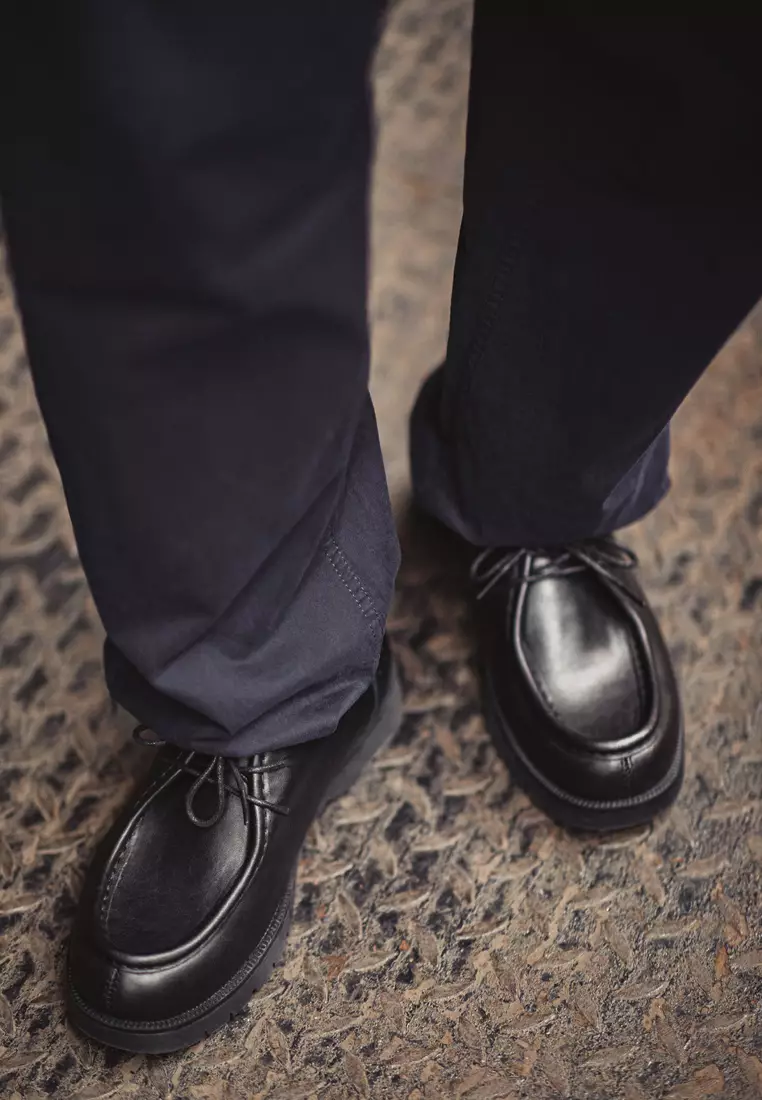 Vintage Leather Derby Shoes CQ2401201