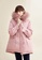 Hopeshow pink Fur Collar A-Line Parka Jacket D536FAA8C3BD38GS_7