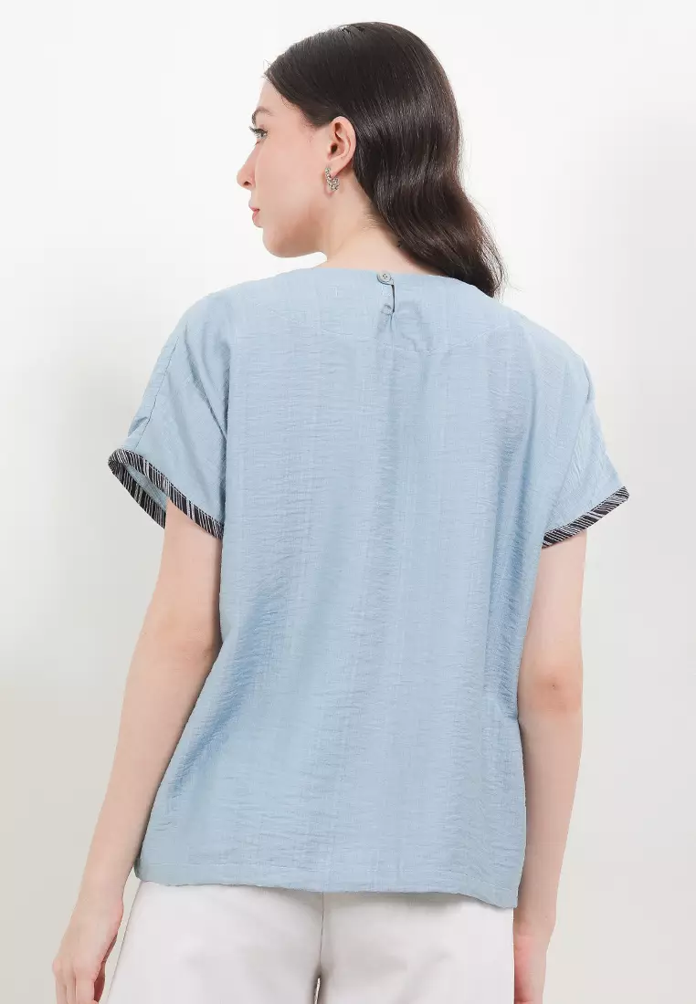 Aura Blouse Lurik Top