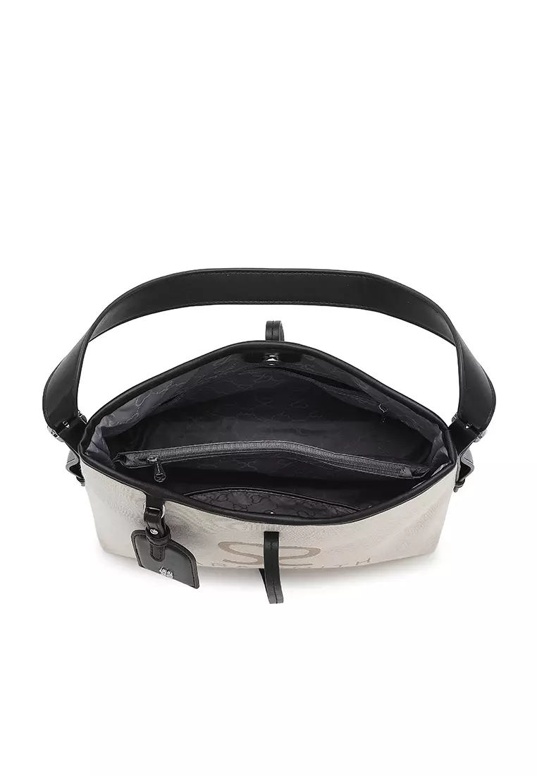 Women's Top Handle Bag / Sling Bag / Crossbody Bag - Black