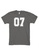 MRL Prints grey Number Shirt 07 T-Shirt Customized Jersey 447B5AA1B6A291GS_1