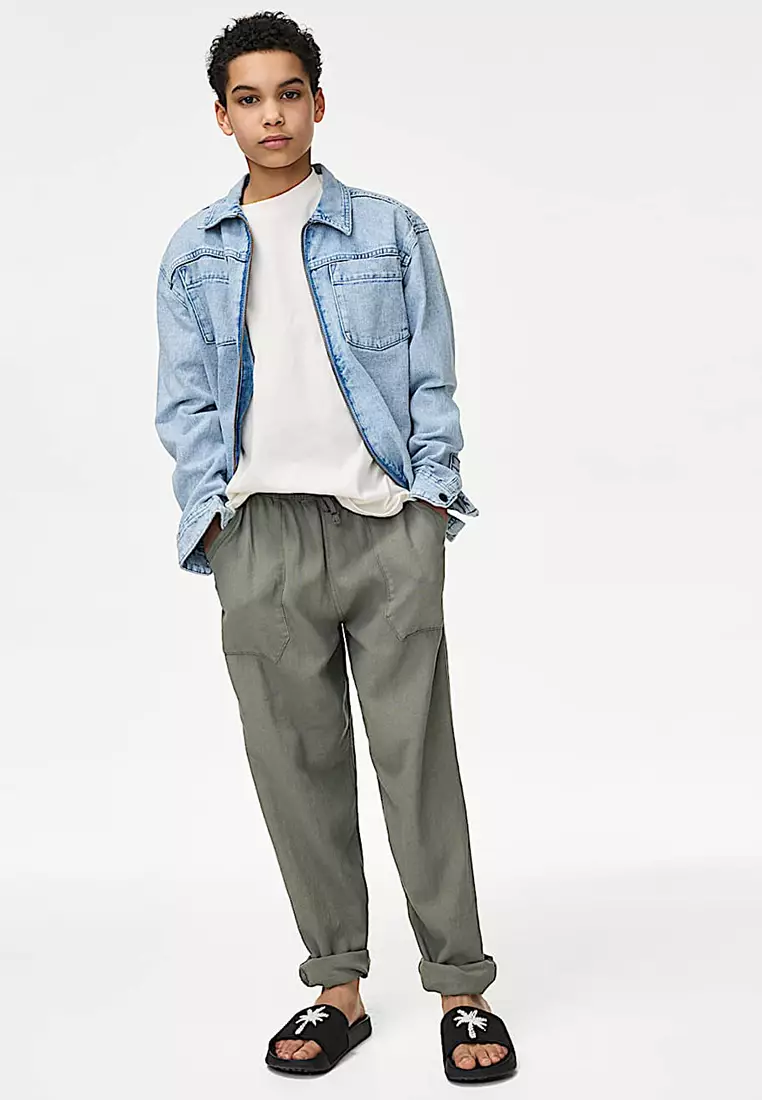 Linen Rich Trousers