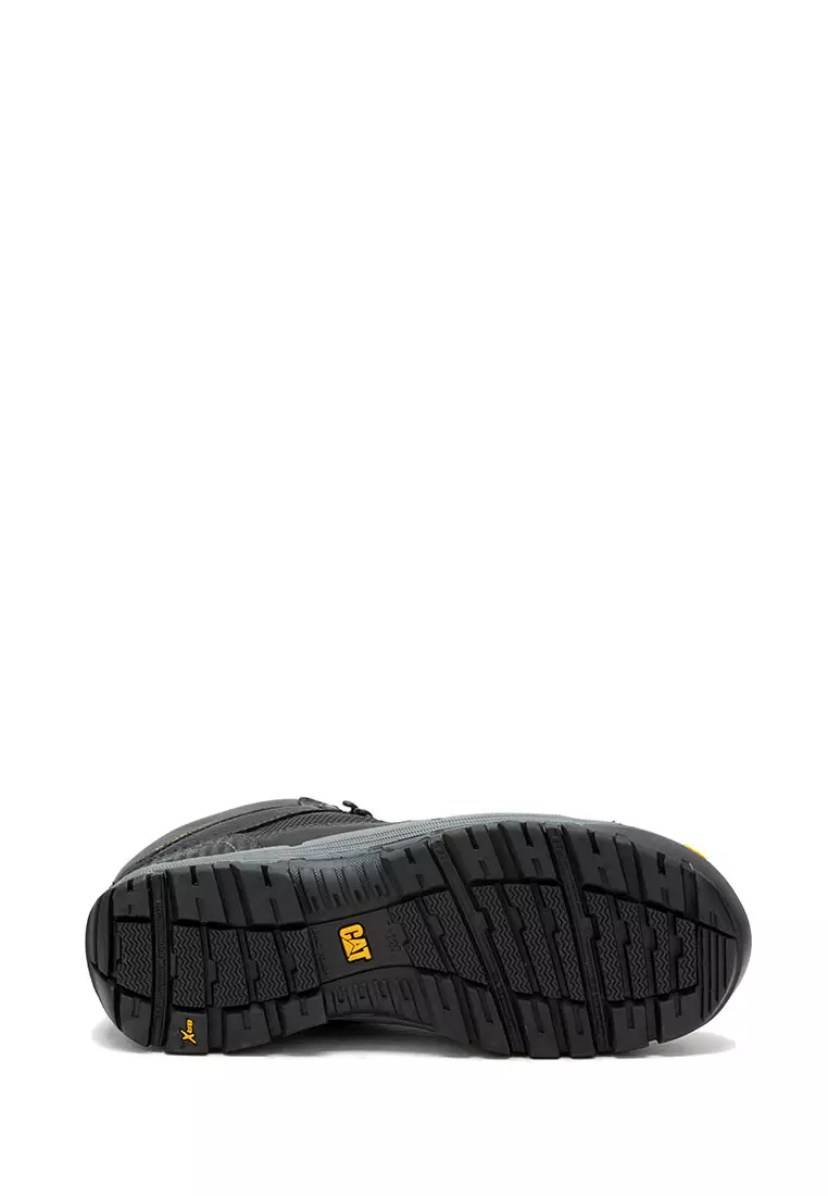 Men's Convex Mid Side Zip Steel Toe Boots - Black (P720055) | Safety Shoes