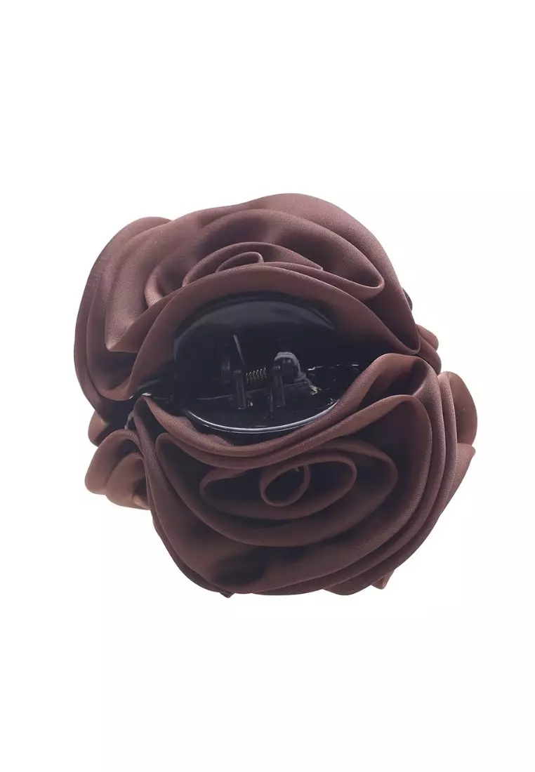 Hair Clip Shifon Type C Brown