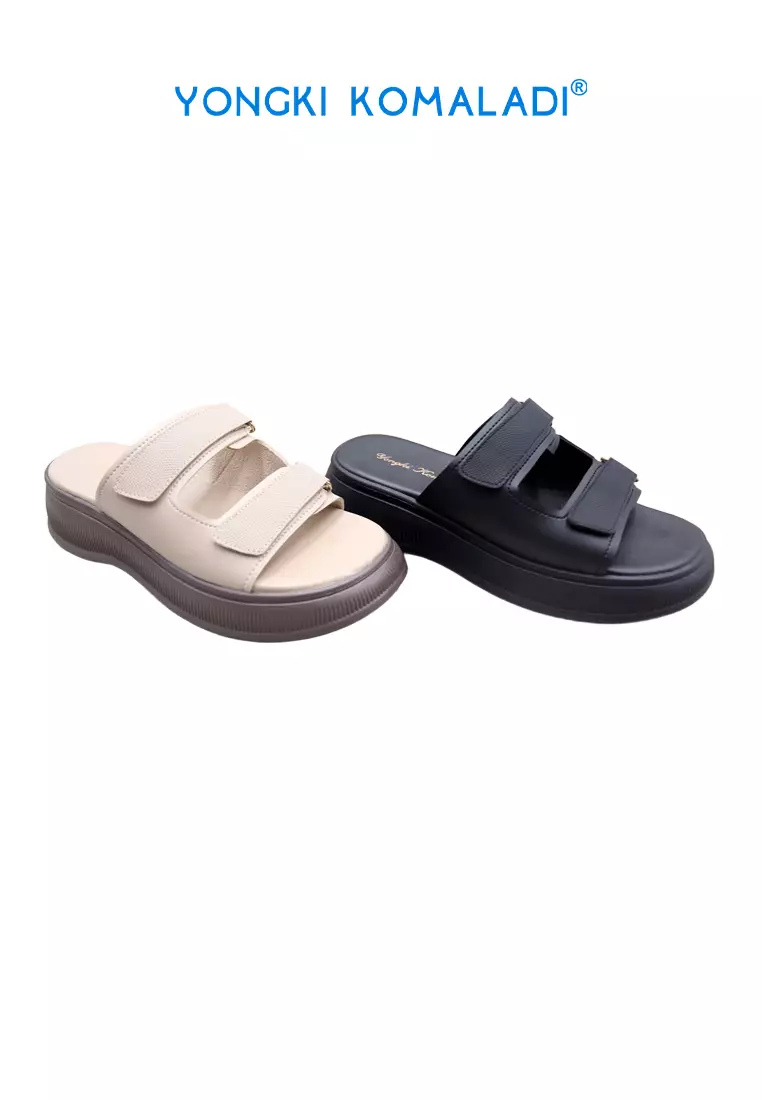 [ ORIGINAL ] YONGKI KOMALADI SANDAL OL-AY471-24 HITAM