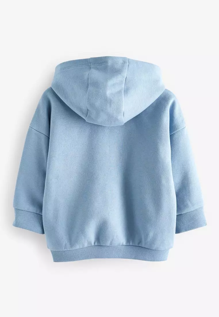 Oversized Zip Through Hoodie