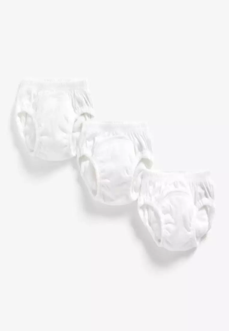 Buy Mothercare White Trainer Pant Medium 3 Pack 2023 Online ZALORA