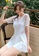 A-IN GIRLS white Sexy Gauze One-Piece Swimsuit 9F8BAUS81323ADGS_5