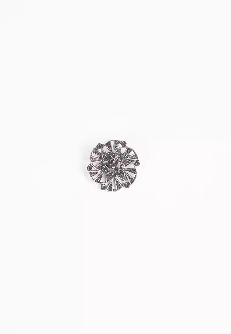 Houseofcuff lapel pin brooch bros untuk jas TUSUK SILVER A40