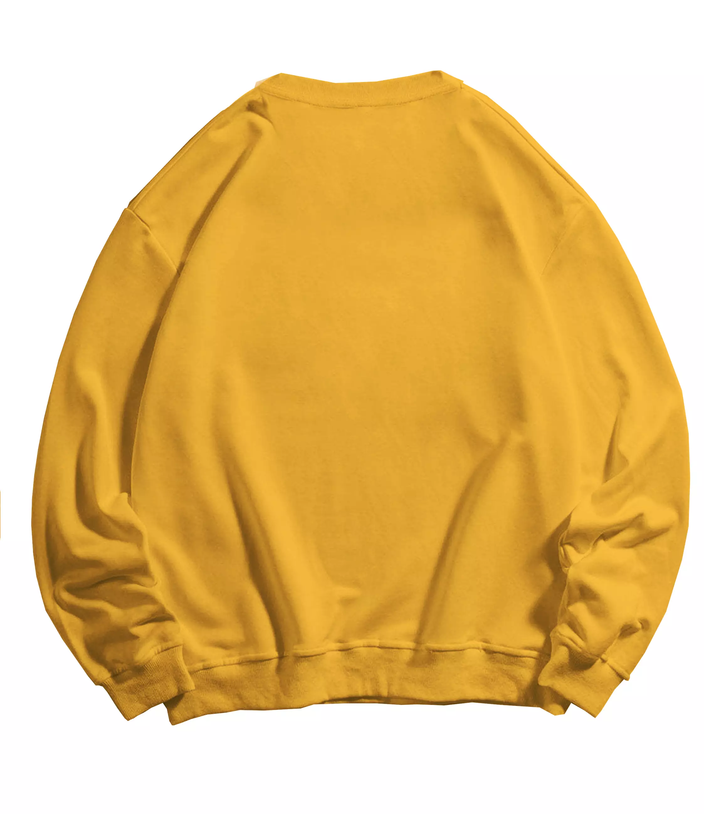 OOTDSUPPLY Crewneck Studios Mustard | Sweater Pria and Wanita