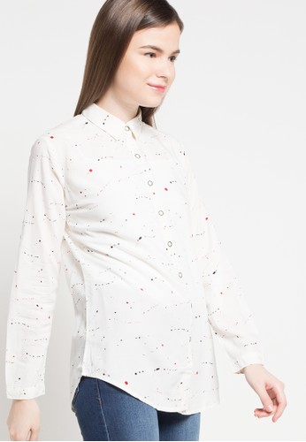 White Dotted Shirt